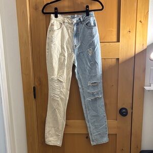 Redial Two-Tone Denim Jeans size 4